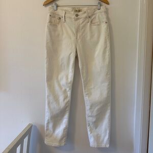 Madewell The Perfect High Rise Vintage Cream Jeans - Size 30